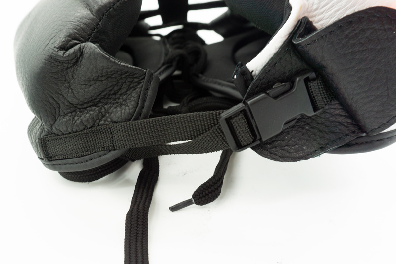 Chosen Mexican style leather headguard